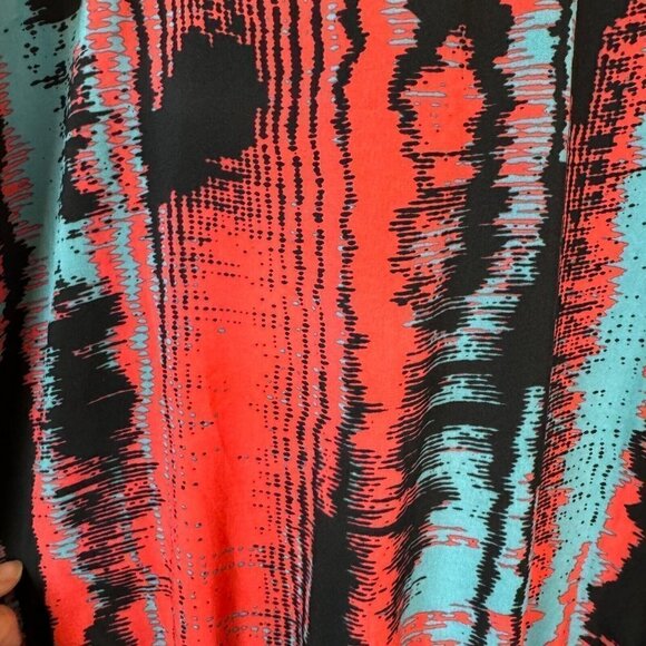 Fabletics Womens Liza Romper Stretch Waist Strappy Sleeve Watercolor Small - Picture 8 of 12